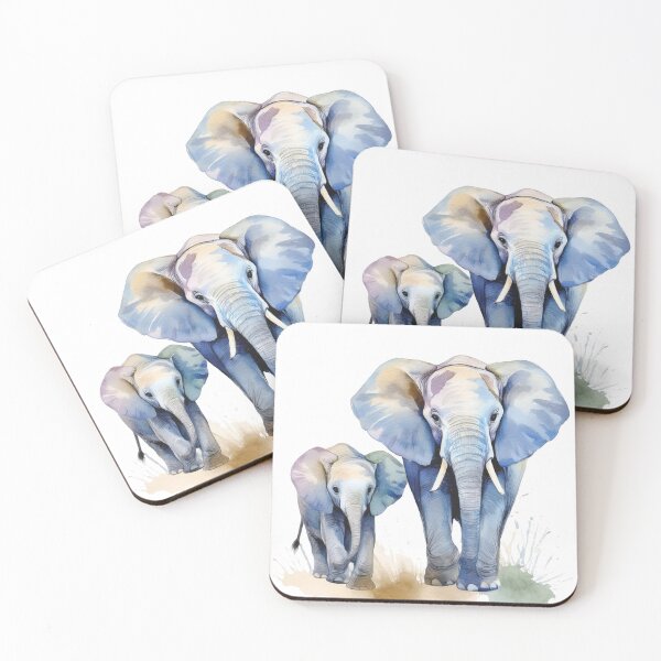 Item preview, Cute Elephants designed and sold by Somdul.