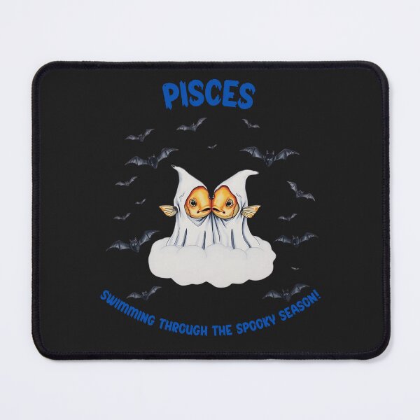 Item preview, Pisces Swimming Through The Spooky Season designed and sold by TestudoDesign.