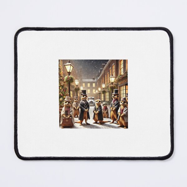 Item preview, Victorian Christmas in London: Meerkats Embrace Festive Traditions designed and sold by themeerkatman.
