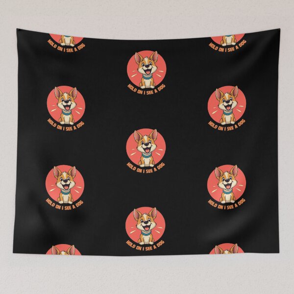 Item preview, Hold on i see a dog designed and sold by ManikRaja.