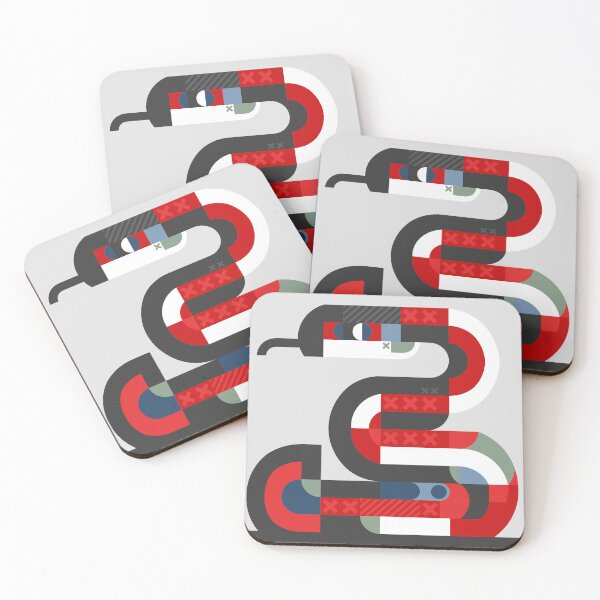 Item preview, Pixel Snake red designed and sold by tristanmillward.