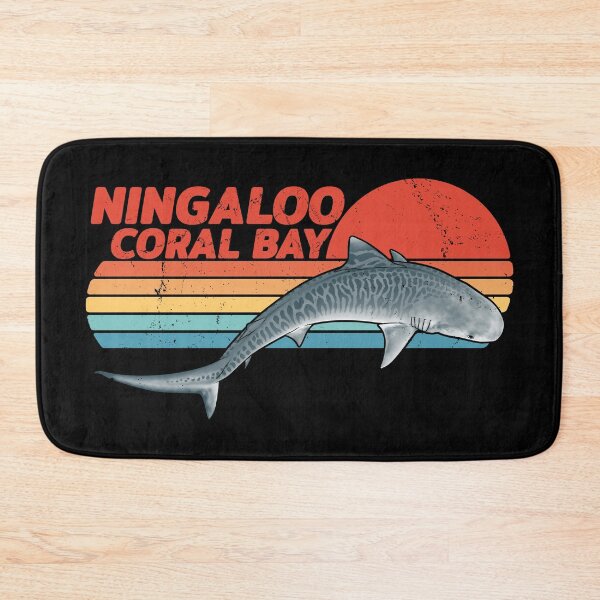 Item preview, Tiger shark Ningaloo Coral Bay designed and sold by NicGrayGraphic.