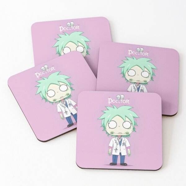 Item preview, Kawaii Zombie Doctor Illustration – Cute and Spooky Medical Art designed and sold by Cherry-Cat.
