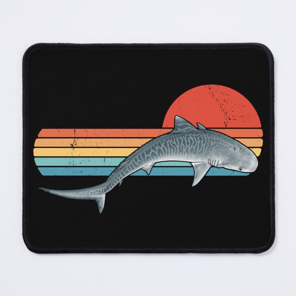 Item preview, Tiger Shark Retro designed and sold by NicGrayGraphic.