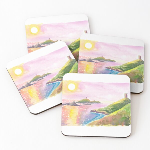 Item preview, Pointe de la Parata Corsica Sunset with View of Sanguinaires Islands designed and sold by artshop77.