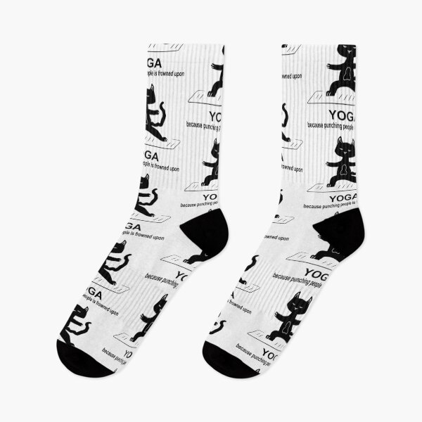 Item preview, Yoga Cat, Funny Yoga designed and sold by claudiasartwork.