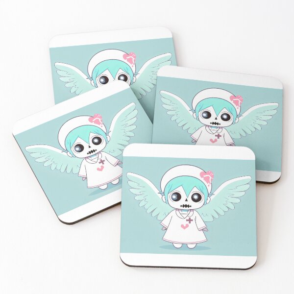 Item preview, Cute Kawaii Zombie Nurse Angel – Spooky Halloween Medical Design designed and sold by Cherry-Cat.