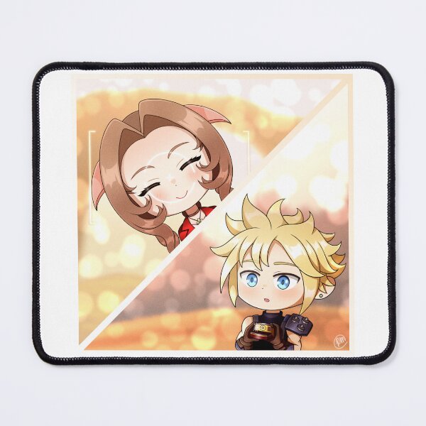 Item preview, Cosmo Canyon Clerith - Chibi Cloud and Aerith designed and sold by RyMoltArt.