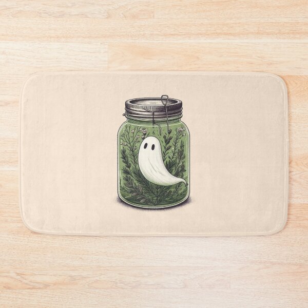 Item preview, White Ghost in Greenhouse Jar designed and sold by GhostDigger.
