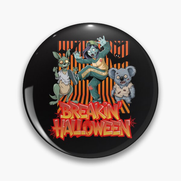 Item preview, Breakin' Halloween Australian Zombie Breaker Design designed and sold by CoolCrazyQuirky.