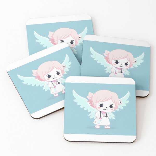Item preview, Adorable Kawaii Zombie Angel Nurse – Cute Pastel Medical Design designed and sold by Cherry-Cat.
