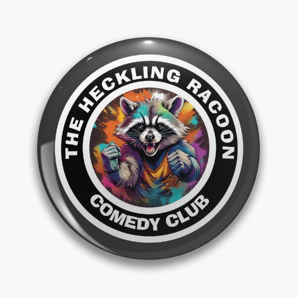 Item preview, Heckling Raccoon Comedy Club  designed and sold by Boxing Kangaroo Retail Company.