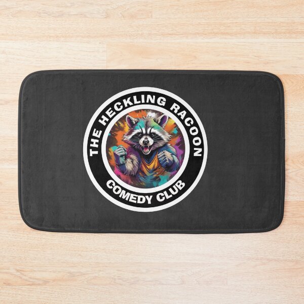 Item preview, Heckling Raccoon Comedy Club  designed and sold by Boxing Kangaroo Retail Company.