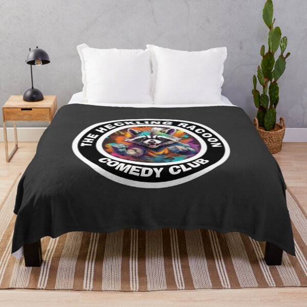 Item preview, Heckling Raccoon Comedy Club designed and sold by Boxing Kangaroo Retail Company.