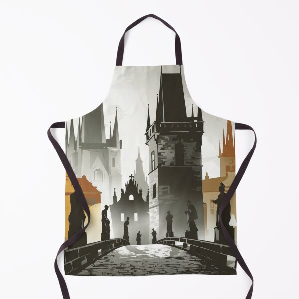 Item preview, Prague Vintage Travel Poster designed and sold by TravelerRat.