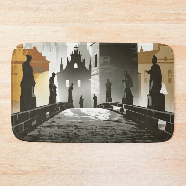 Item preview, Prague Vintage Travel Poster designed and sold by TravelerRat.