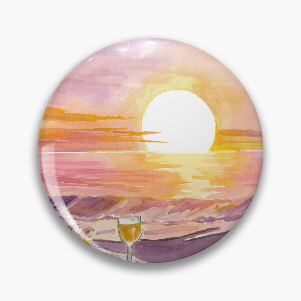 Item preview, Beach Breakfast Romance with Golden Ocean Sunrise designed and sold by artshop77.