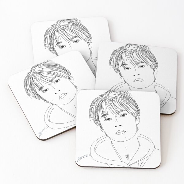 Item preview, Lee Know - Black Lineart designed and sold by itsaiaaa.