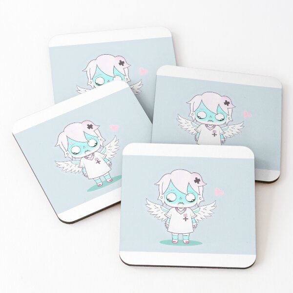 Item preview, Cute Kawaii Zombie Angel Nurse – Pastel Horror and Medical Design designed and sold by Cherry-Cat.