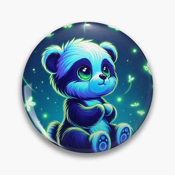 Item preview, Neon Panda Glow designed and sold by TeslaSt0re.
