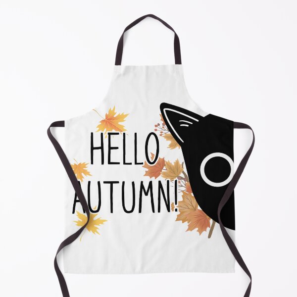 Item preview, Cat Leaf Fall Tree Hello Autumn designed and sold by suescircus.