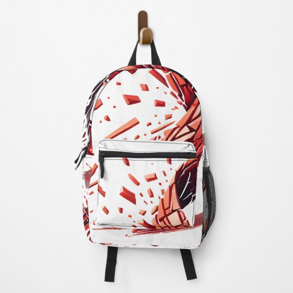 Item preview, Abstract Fragmented Red Ribbon – Breaking Free from Addiction Symbol designed and sold by Pattamo1.