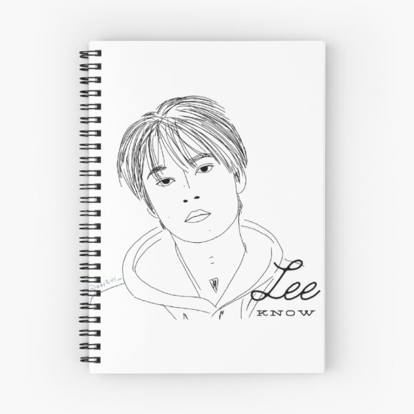 Item preview, Lee Know - Black Lineart w/ name designed and sold by itsaiaaa.