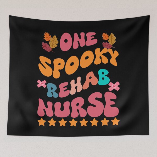 Artikelvorschau, Reha-Krankenschwester - Eine gruselige Reha-Krankenschwester - Lustiges Halloween für Reha-Krankenschwester entworfen und verkauft von TheInkyOwl-TIO.