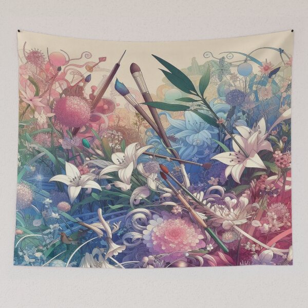 Item preview, Abstract Anime Garden designed and sold by Imaginarium of Chaos falcon88 .