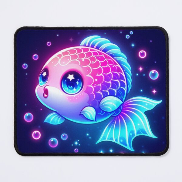 Item preview, Neon Fish Frenzy designed and sold by TeslaSt0re.
