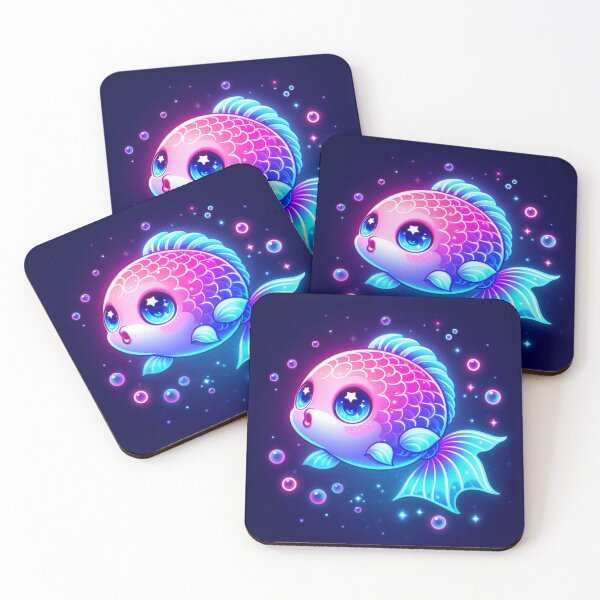 Item preview, Neon Fish Frenzy designed and sold by TeslaSt0re.