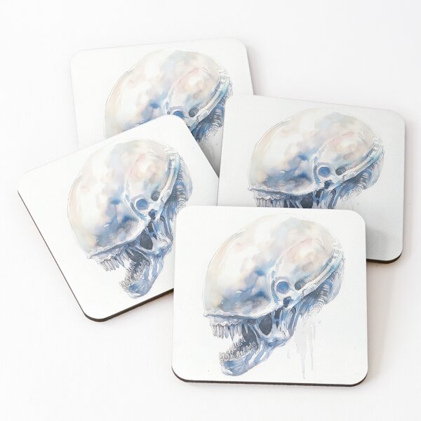 Item preview, Blue Alien Head XHRG designed and sold by artecomia.