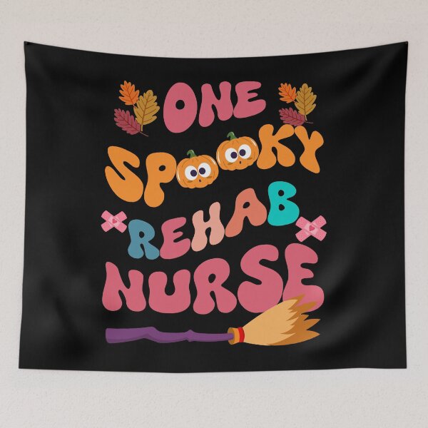 Artikelvorschau, Reha-Krankenschwester - Eine gruselige Reha-Krankenschwester - Lustiges Halloween für Rehabilitationskrankenschwester entworfen und verkauft von TheInkyOwl-TIO.