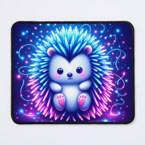 Item preview, Neon Hedgehog Sparkle designed and sold by TeslaSt0re.