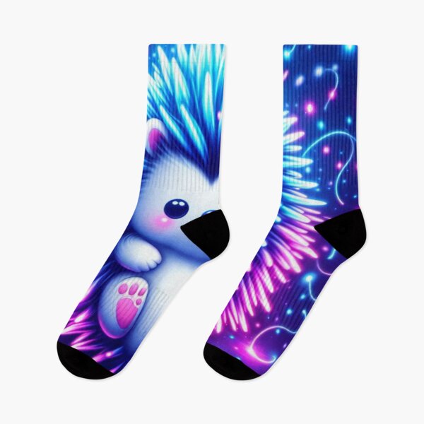 Item preview, Neon Hedgehog Sparkle designed and sold by TeslaSt0re.