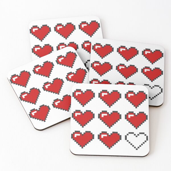 Item preview, pixel hearts 9 lives designed and sold by tristanmillward.