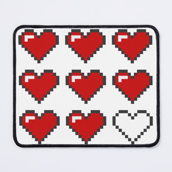 Item preview, pixel hearts 9 lives designed and sold by tristanmillward.