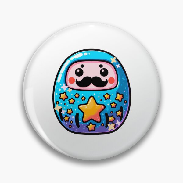 Item preview, Night sky daruma doll designed and sold by Naokodarling.