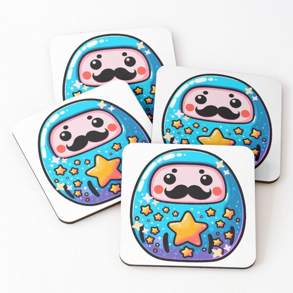 Item preview, Night sky daruma doll designed and sold by Naokodarling.