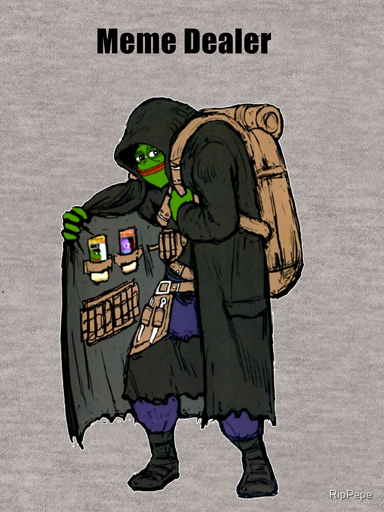 "Meme dealer" Lightweight Hoodie by RipPepe | Redbubble