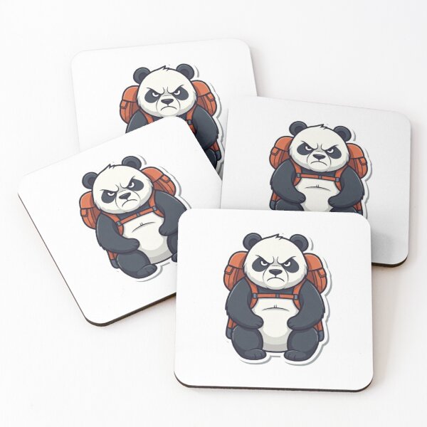 Item preview, Grumpy Panda Backpacke designed and sold by StickersRyous.
