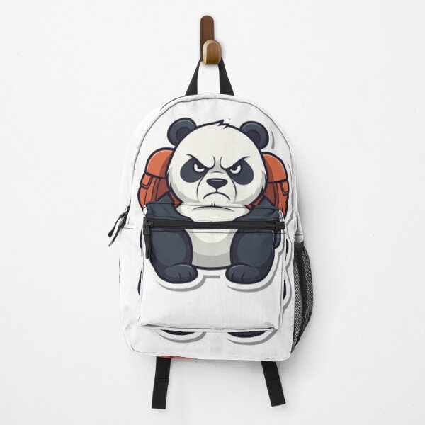 Item preview, Grumpy Panda Backpacke designed and sold by StickersRyous.