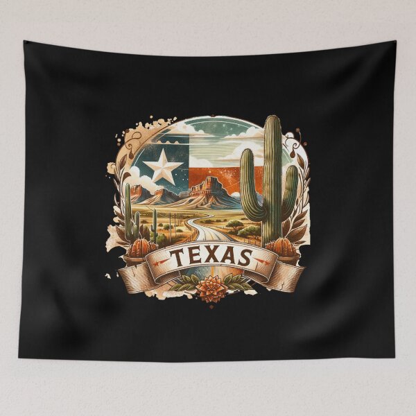 Item preview, "Texas Spirit – Bold Western Design with Cowboy for Apparel & Home Decor" designed and sold by artedigital99.