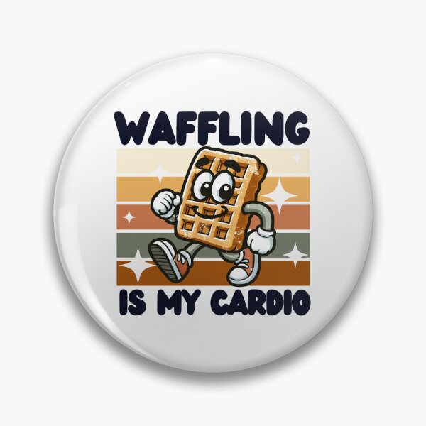 Item preview, Waffling Is My Cardio designed and sold by CuteAndCozyTees.