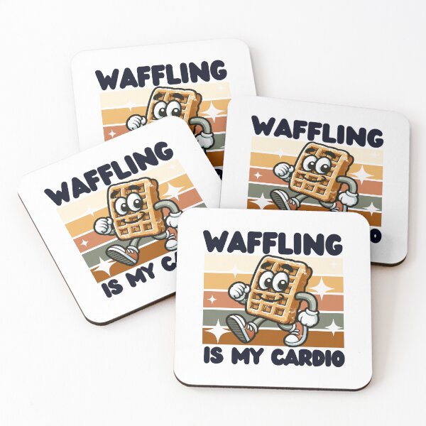 Item preview, Waffling Is My Cardio designed and sold by CuteAndCozyTees.
