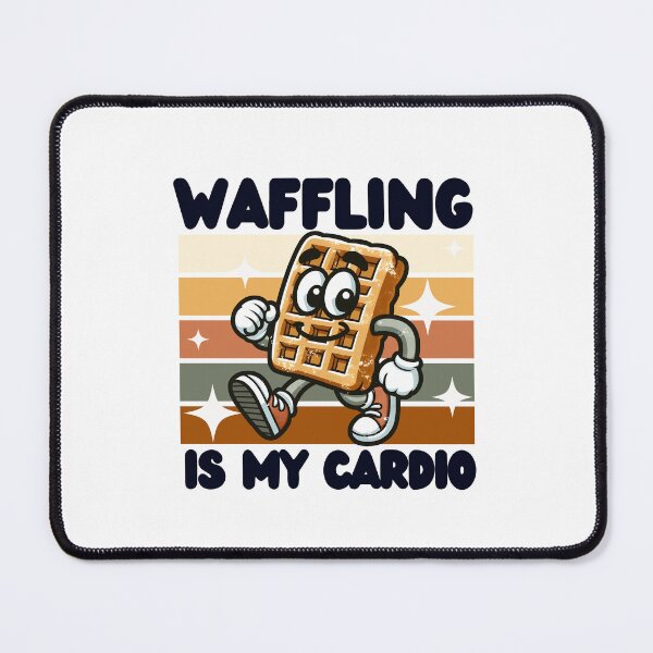 Item preview, Waffling Is My Cardio designed and sold by CuteAndCozyTees.