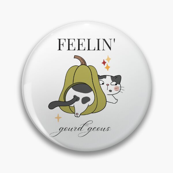 Item preview, "Feelin' gourd-geous" | "Autumn Whiskers" – The Purrfect Fall Design!  designed and sold by shopfindingbeni.