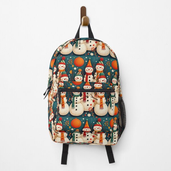 Item preview, Kitschy Snowmen Christmas Mid-Century Retro Fun designed and sold by taiche.