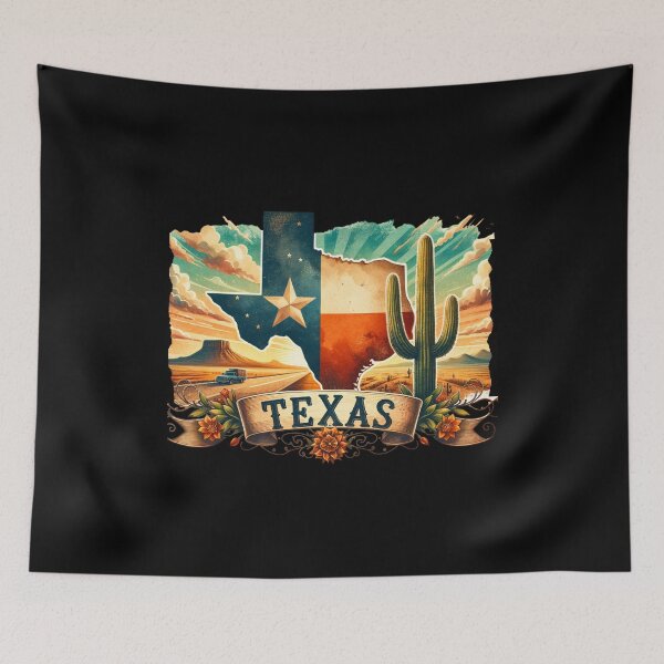 Item preview, Texas Spirit – Bold Western Design for Apparel & Home Decor designed and sold by artedigital99.