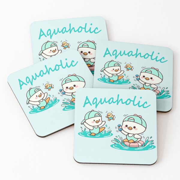 Item preview, Cute Duck Aquaholic Water Aerobics designed and sold by StylishDesigns_ByJohn.